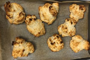 焼きたてビスケット