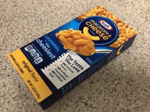 クラフト(kraft)のマカロニ＆チーズ(macaroni&cheese)